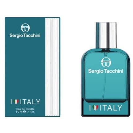Sergio Tacchini I Love Italy Eau de toilette  Men's Perfume 50ml with Gift Samples Maison des fragrances