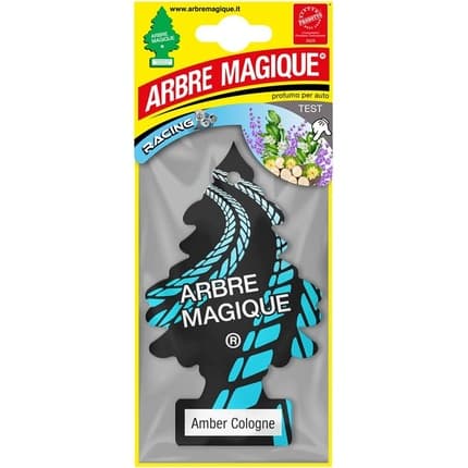 Arbre Magique Mono Car Amber Woody and Enveloping Scent Lasts up to 7 Weeks Made in Italy Eau de Cologne Unisexe