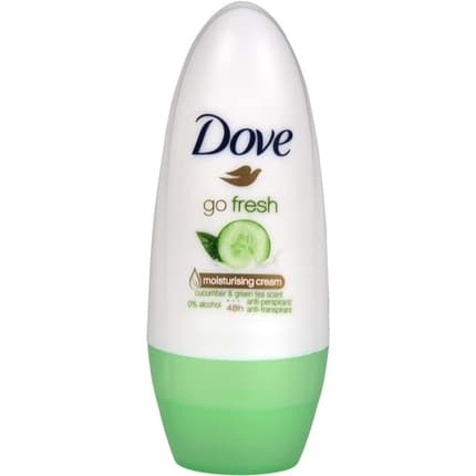 Dove Go Fresh Cucumber & Green Tea Roll-On Antiperspirant 50ml Unisexe