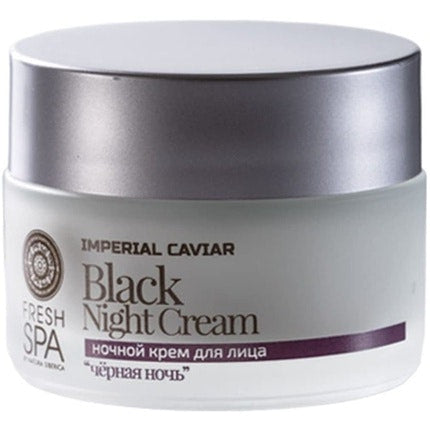 Siberica Professional_Fresh Spa Black Night Cream Czarny Krem Odm³Adzajacy Na Siberica Professional