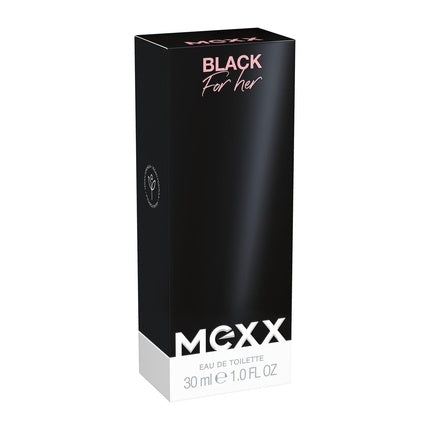 MEXX BLACK Woman Eau de Toilette with Intensely Captivating Scent of Fruity Notes for Sensual Women 30ml Mexx