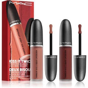 MAC Cosmetics Powder Kiss Liquid Duo Gift Set - Kiss It Twice - Maison des fragrances