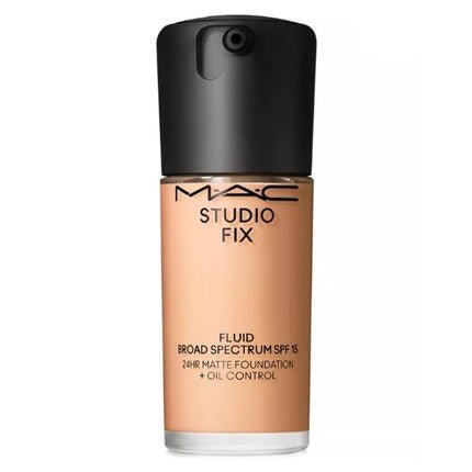M.A.C Cosmetics Studio Fix Fluid Broad Spectrum SPF 15 Foundation N6.5 Peachy Beige 1 fl oz 30 mL - Maison des fragrances