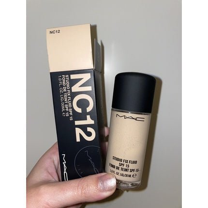 MAC Cosmetics Studio Fix Fluid SPF 15 Foundation 30ml NC12 Brand New Boxed - Maison des fragrances