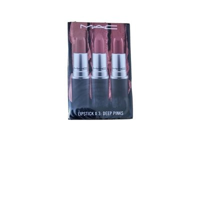 MAC Deep Pinks Set Lipsticks x3 Full Size - Maison des fragrances