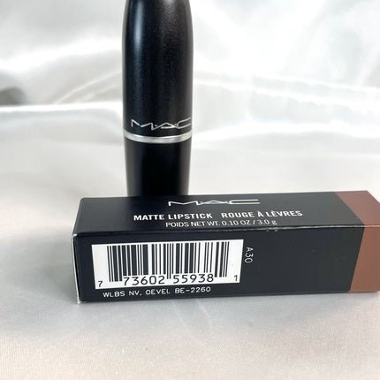 MAC Matte Lipstick DERRIERE 653 0.10oz - Full Size - New in Box - Maison des fragrances