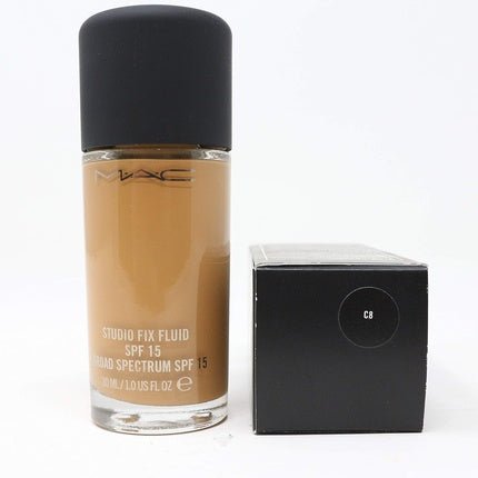 M.A.C Studio Fix Fluid Foundation SPF 15 C8 1 Ounce - Maison des fragrances