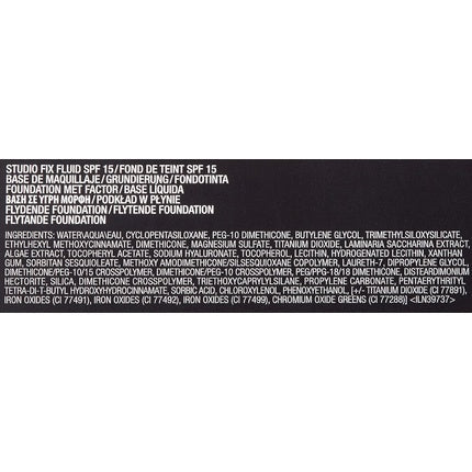 Mac Studio Fix Fluid Foundation Spf15 Nc25 30ml - Maison des fragrances