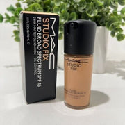 MAC Studio Fix Fluid SPF 15 24HR Matte Foundation Oil Control C5 Authentic - Maison des fragrances