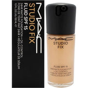 MAC Studio Fix Fluid SPF 15 24Hr Matte Foundation Plus Oil Control NC40 for Women 1 oz - Maison des fragrances
