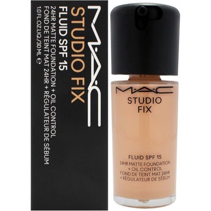 MAC Studio Fix Fluid SPF 15 24Hr Matte Foundation Plus Oil Control NW22 for Women 1 oz - Maison des fragrances
