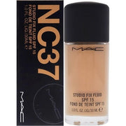 MAC Studio Fix Fluid SPF 15 Foundation NC37 Medium Peachy 30ml - Maison des fragrances