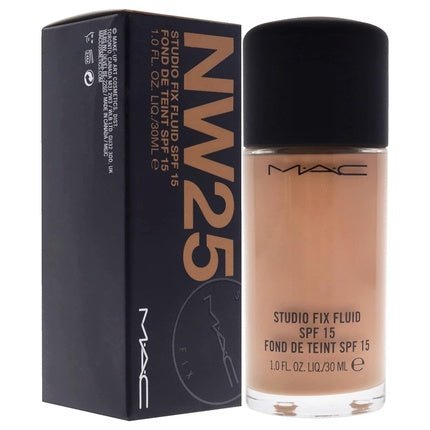 MAC Studio Fix Fluid SPF 15 NW25 Foundation Women 1 oz - Maison des fragrances
