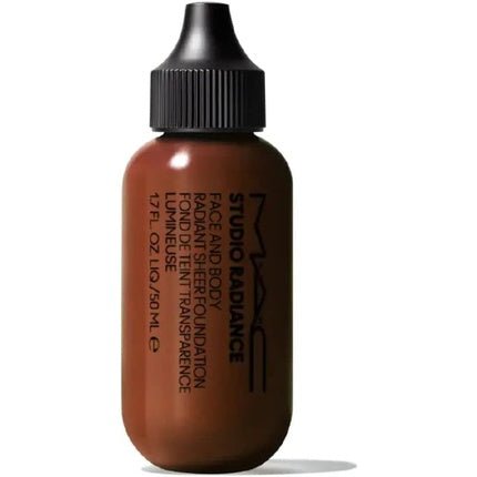 MAC Studio Radiance Face and Body Radiant Sheer Foundation N8 50ml - Maison des fragrances