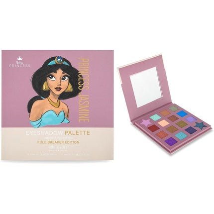MAD Beauty Disney Pure Princess Jasmine Aladdin 16 Shade Palette Metallic Finish Full Coverage Powder for Women - Maison des fragrances