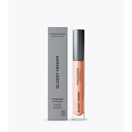 Mádara Glossy Venom Lip Gloss Nude Coral - Maison des fragrances