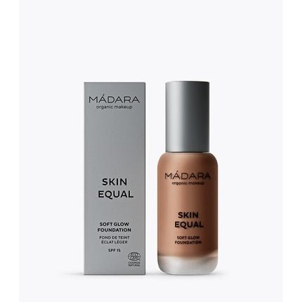 MÁDARA Organic Skincare Skin Equal Soft Glow Foundation SPF15 30ml Chestnut - Maison des fragrances