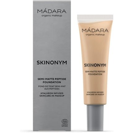 MÁDARA Organic Skincare SKINONYM Semi - Matte Peptide Foundation 40 Sand 30ml - Maison des fragrances