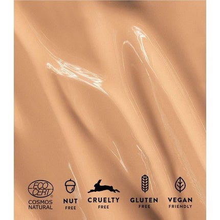 MÁDARA Skin Equal Liquid Foundation for Face Makeup 40 Sand Organic Skincare Soft Glow Air Mineral Foundation with Hyaluronic Acid and SPF15 Adjustable Coverage 30ml - Maison des fragrances