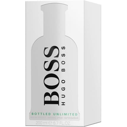 Hugo Boss Boss Bottled Unlimited with Cistus and Aromatic Energy Eau de Toilette 200ml pour homme