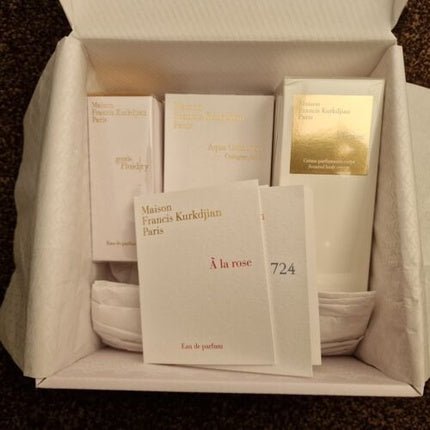 Maison Francis Kurkdjian Body Lotion and Perfumes Gift Box - Maison des fragrances