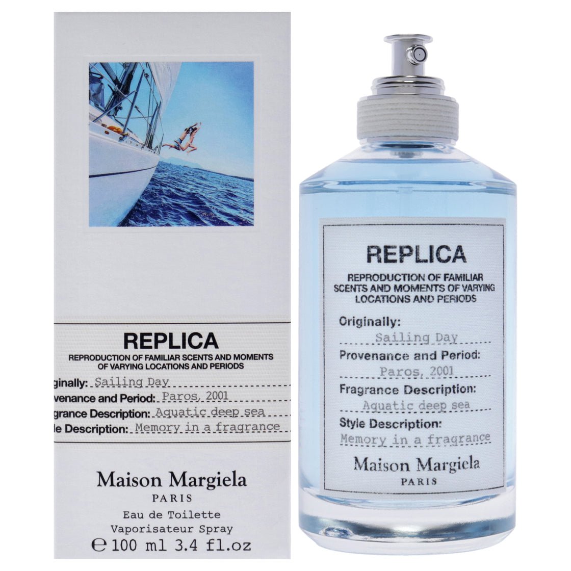Maison Margiela Replica Sailing Day Eau de Toilette (EDT) Mixte 100ml - Maison des fragrances