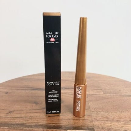 Make Up For Ever Aquaresist Color Ink Liquid Eyeliner 08 Copper LAVA 2ml - Maison des fragrances