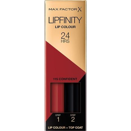 Makeup Max Factor Women Lipfinity Classic 115 - confident - Maison des fragrances
