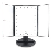 Makeup Mirror with 24 LEDs Dimmable 3 - Way Optics 2x and 3x Magnification - Maison des fragrances