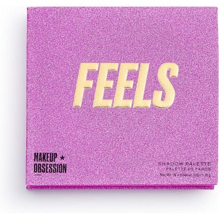 Makeup Obsession London Feels Eyeshadow Palette 16 Shades 20.8g - Maison des fragrances