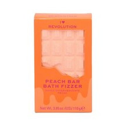 Makeup Revolution Bath Fizzer Chocolate Bar - Bath Bomb 110 G Peach - Maison des fragrances