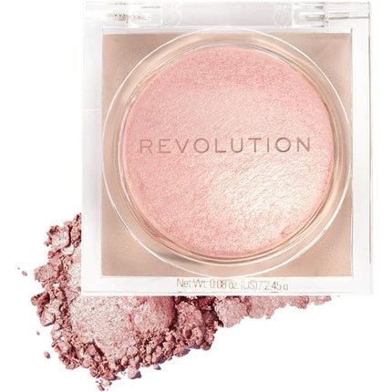 Makeup Revolution Beam Bright Highlighter All Over Face Glow Powder to Liquid Formula 5 Different Shades Pink Seduction - Maison des fragrances