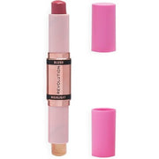Makeup Revolution Blush & Highlight Stick Mauve Glow Face Blusher and Highlighter 4.3g - Maison des fragrances
