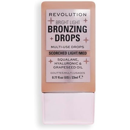 Makeup Revolution Bright Light Bronzing Drops with Hyaluronic Acid Sun - Kissed Finish 23ml Bronze Scorched - Maison des fragrances