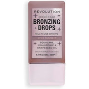 Makeup Revolution Bright Light Bronzing Drops with Hyaluronic Acid Sun - Kissed Finish Deep Bronze Spice 23ml - Maison des fragrances