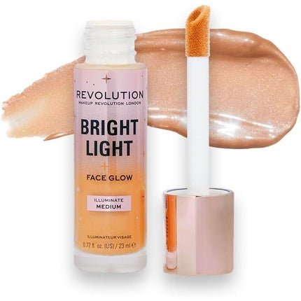Makeup Revolution Bright Light Face Glow Brightening Skin Tint Radiant Finish Illuminate Medium - Maison des fragrances