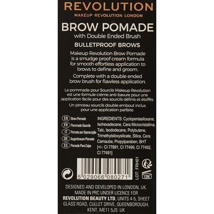 Makeup Revolution Brow Pomade Soft Brown - Maison des fragrances