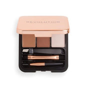 Makeup Revolution Brow Sculpt Kit Brown - Maison des fragrances