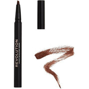 Makeup Revolution Bushy Brow Pen Medium Brown 0.5ml - Maison des fragrances