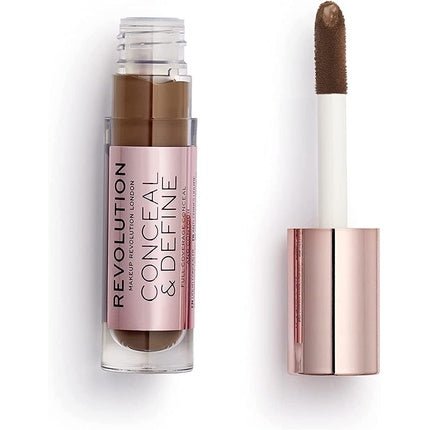 Makeup Revolution Conceal & Define Concealer C18 Brown - Maison des fragrances