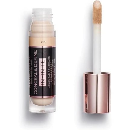 Makeup Revolution Conceal & Define XL Infinite Longwear Concealer C2.5 - Maison des fragrances