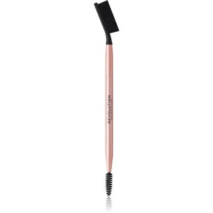 Makeup Revolution Create Double Eyebrow Brush - Type R13, 1 pc - Maison des fragrances