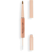Makeup Revolution Fluffy Brow Filter Duo Brow Pencil and Eyebrow Gel Bronde - Maison des fragrances