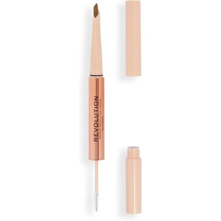 Makeup Revolution Fluffy Brow Filter Duo Brow Pencil and Eyebrow Gel Bronde - Maison des fragrances