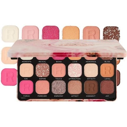 Makeup Revolution Forever Flawless Eyeshadow Palette Affinity 18 Shades 19.8g - Maison des fragrances