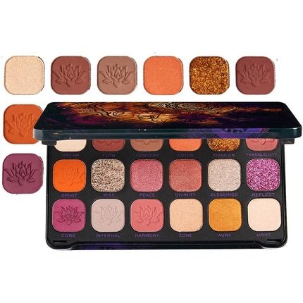 Makeup Revolution Forever Flawless Eyeshadow Palette Spirituality 18 Shades 19.8g - Maison des fragrances