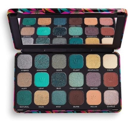 Makeup Revolution Forever Flawless Eyeshadow Palette with Cannabis - Maison des fragrances