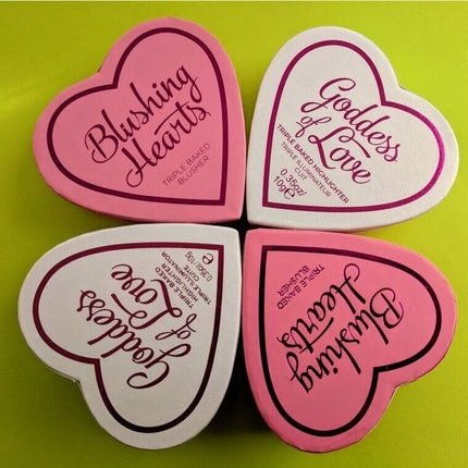 Makeup Revolution I ♡ Makeup Blushing Hearts Baked Bronzer Blusher Highlighter - Maison des fragrances