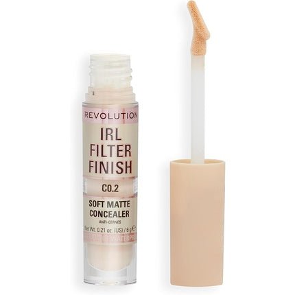 Makeup Revolution IRL Concealer Filter Finish Medium to Full Coverage 6g C15 - Maison des fragrances