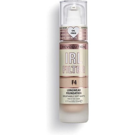 Makeup Revolution IRL Filter Longwear Foundation F4 23ml - Maison des fragrances